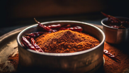 Spice up your culinary creations with organic chili pepper heat generated by AI