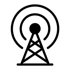 broadcast Solid icon
