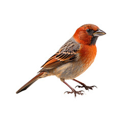 Robin isolated on transparent background