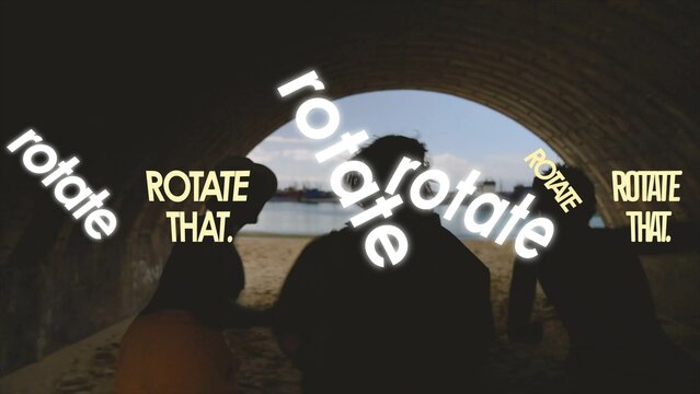 Dynamic Bouncing Elastic Text