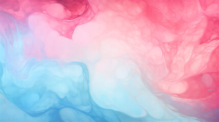 Serene Candy Dreams: Soft Marble Clouds in Pink and Blue
