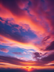 Naklejka premium sunset background