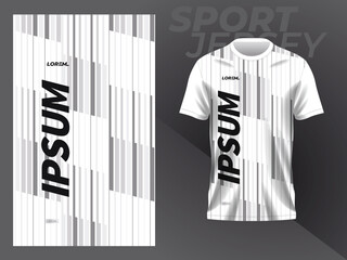 white jersey mockup template design for sport uniform