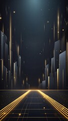 Golden background template