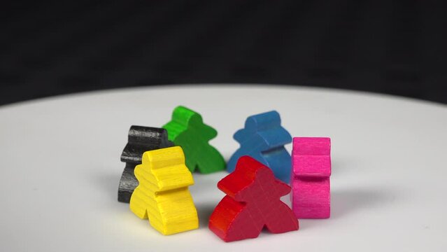 Carcassonne Board Game tiles in detail