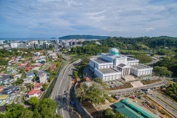 aerial view of Supreme Court (Kota Kinabalu)