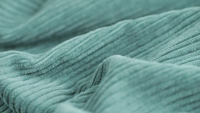 Velvet textile cloth texture close-up macro. Fashion fabric multicolor. Velvet vintage clothes