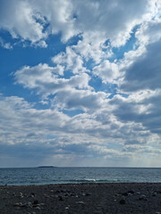 Soesokkak Beach in Jeju Island has black sand.