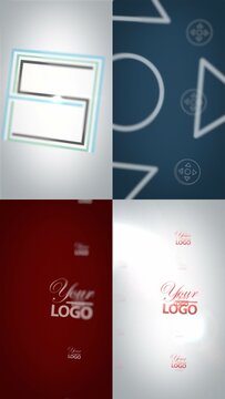 Vertical Over-the-Shoulder Logo Animation