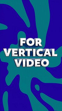 Vertical Splash 3D Text Fullscreen Title