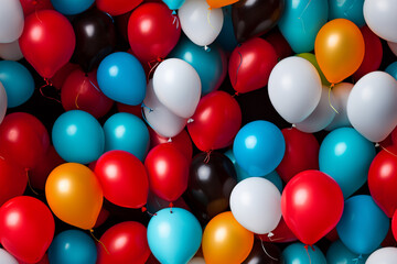 Fototapeta na wymiar colorful balloons background wall texture pattern seamless wallpaper