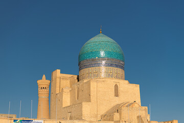 Awesome view of the Po-i-Kalan complex in Bukhara, Uzbekistan.