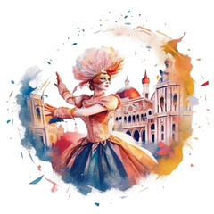 Carnival Celebrations PNG Illustration