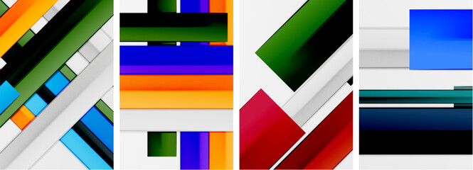 Stripes and lines poster abstract backgrounds. Vector illustration For Wallpaper, Banner, Background, Card, Book Illustration, landing page