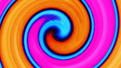 Creative abstract twirl background design with cool contrasting colors