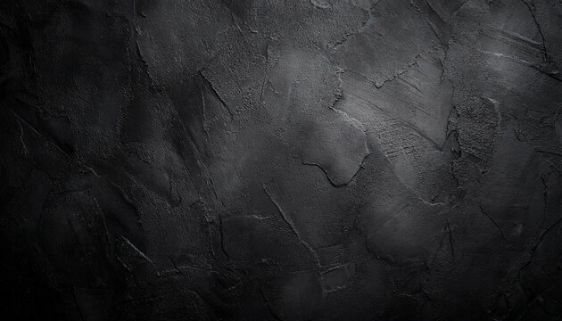 black rough texture abstract background showcases the raw elegance of a cement wall, evoking strength and urban sophistication 
