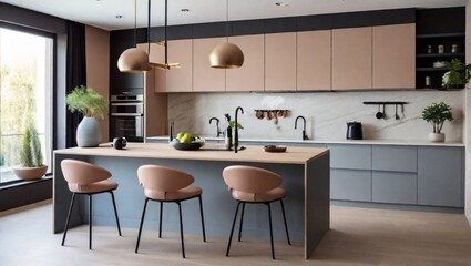 modern kitchen room