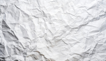 white crumpled paper texture background, conveying vintage charm and artistic depth
