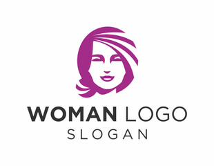 Logo design about Woman on a white background. made using the CorelDraw application.