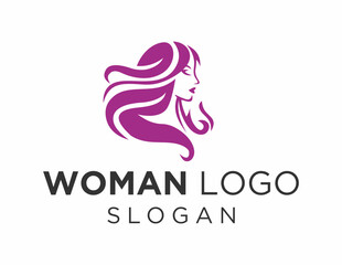 Logo design about Woman on a white background. made using the CorelDraw application.