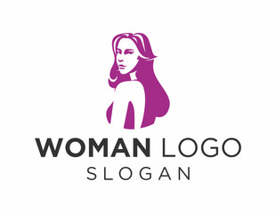 Logo design about Woman on a white background. made using the CorelDraw application.