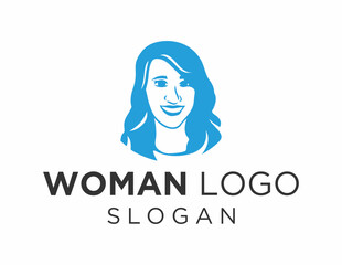 Logo design about Woman on a white background. made using the CorelDraw application.