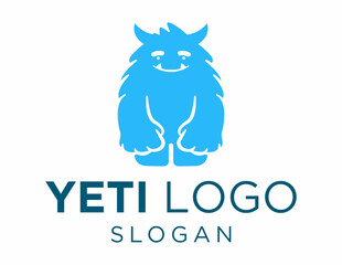 Logo design about Yeti on a white background. made using the CorelDraw application.