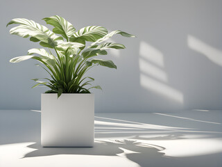white-background-plant-shaped-shadow-shadow-shapeon-the-side