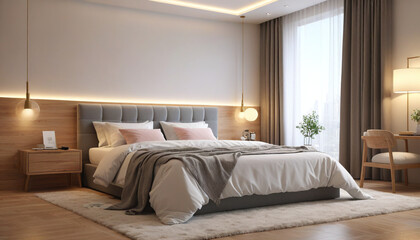 masterpiecehigh quality best quality realrealistic super detailed full detail4k8kinteriorbedroom  style
