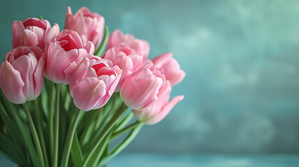 AI art tulip background