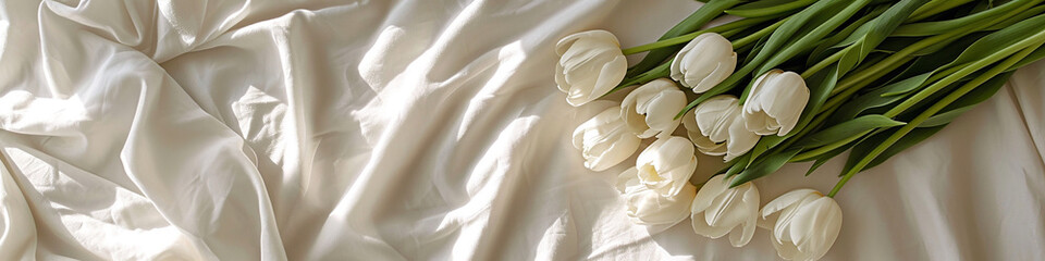 AI art tulip background