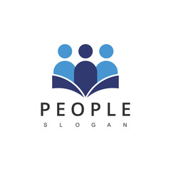 Teamwork, Friendship, People Connectivity logo Design