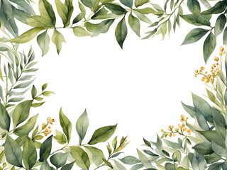 watercolor-illustration-of-tiny-branches-of-wild-plants-frame-in-minimalist-styleno-background