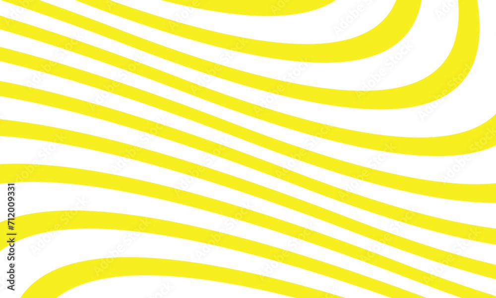 Poster abstract yellow wave line pattern design.