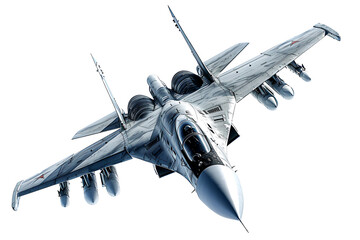 Aerial Combat Mastery Fighter Plane Military Excellence in Modern Warfare, Generative Ai - obrazy, fototapety, plakaty
