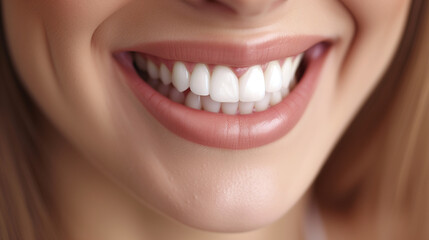 woman showing her perfect smile for tooth whitening