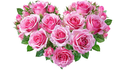 bouquet of pink roses