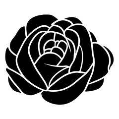 Hand drawn simple flower illustration