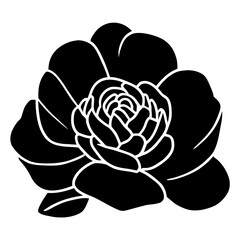 Hand drawn simple flower illustration