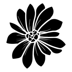 Hand drawn simple flower illustration
