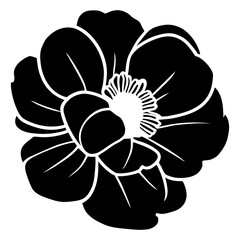 Hand drawn simple flower illustration