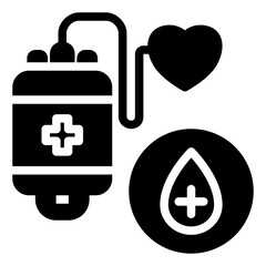 Obraz premium Blood Donor Icon