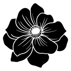 Hand drawn simple flower illustration