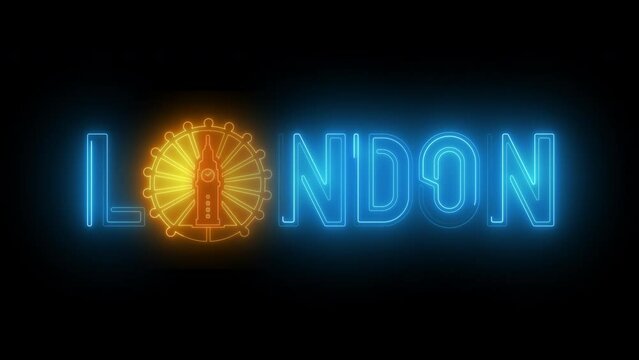 London digital text typography. London city name design concept. Able use graphic isolated on transparent background.