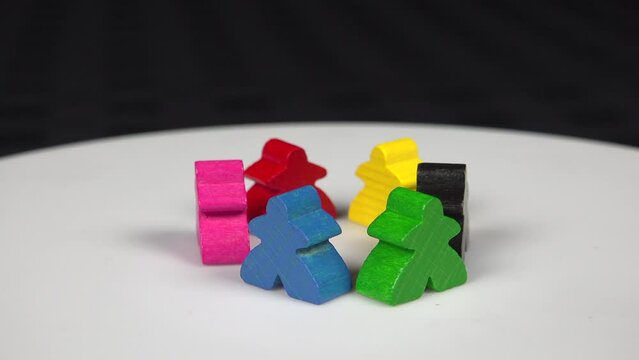 Carcassonne Board Game tiles in detail