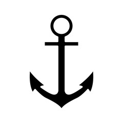 anchor icon logo vector image