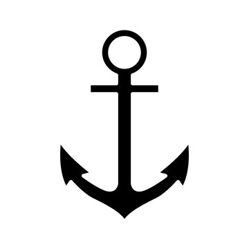 anchor icon logo vector image