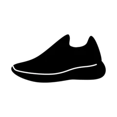 Tuinposter sneaker icon logo vector image © makmur