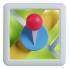 Pinpoint Location Interface Icon