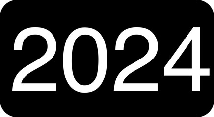 black and white, 2024, year, icon